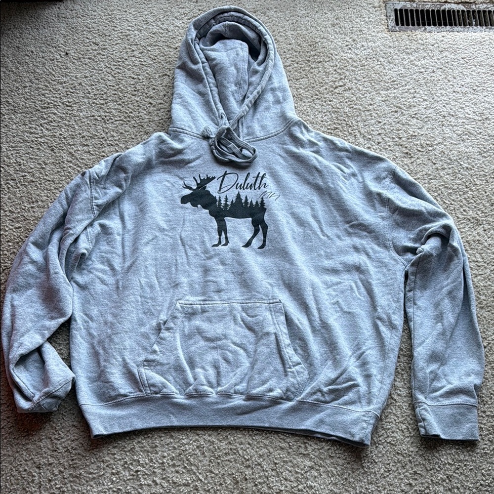 Gray Men's Hoodie